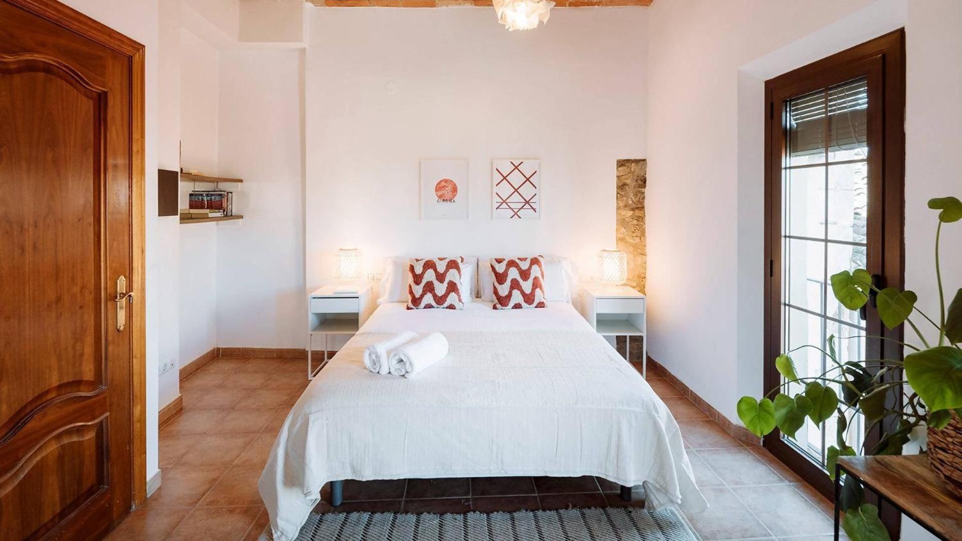 Romantic Duplex With Terrace And Great Views Gerona Habitación foto